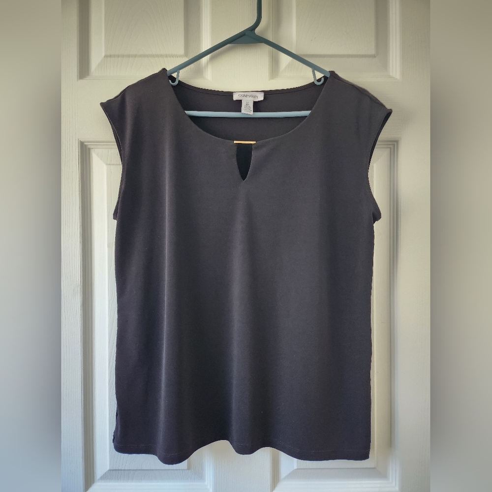 Calvin Klein Black blouse size L